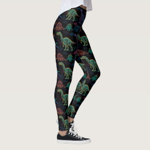 Geometrische Dino Leggings