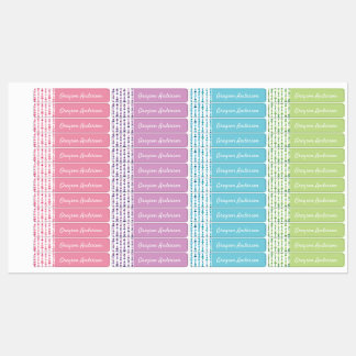 Geometrische Dreieck-Kids-Label-Skinny Etiketten