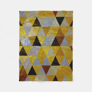 Geometrische Dreiecke Nr. 780 Fleecedecke