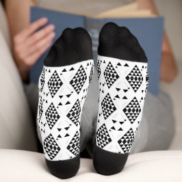 Geometrische Dreiecke Socken