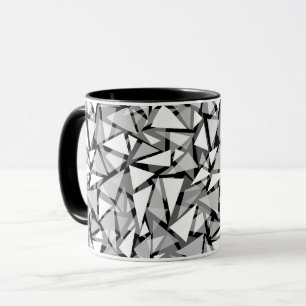 geometrische Dreiecksformen Muster Tasse