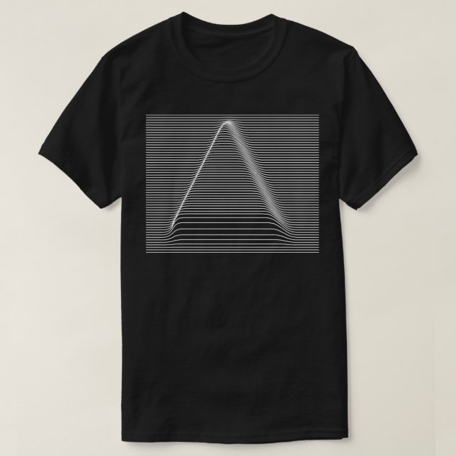 geometrische Dreieckslinien T-Shirt (Design vorne)