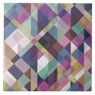 geometrische dunkle Schattierungen Muster Fliese