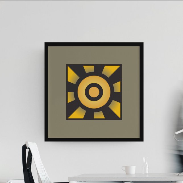 Geometrische Ebenen: Minimalistische Kreise und Li Poster (Von Creator hochgeladen)