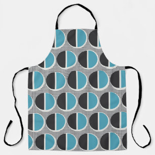 Geometrische Eleganz: Vintage-Musterdesign. Schürze