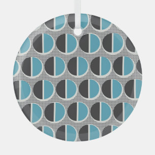Geometrische Eleganz: Vintages Musterdesign. Ornament Aus Glas