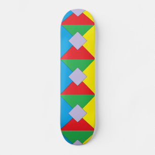 Geometrische Elemente Skateboard