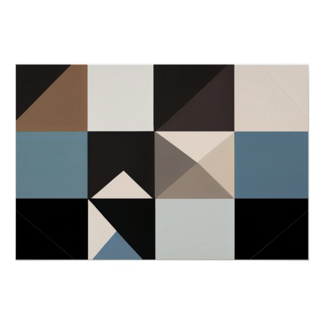 Geometrische Essenz Poster (Vorderseite)
