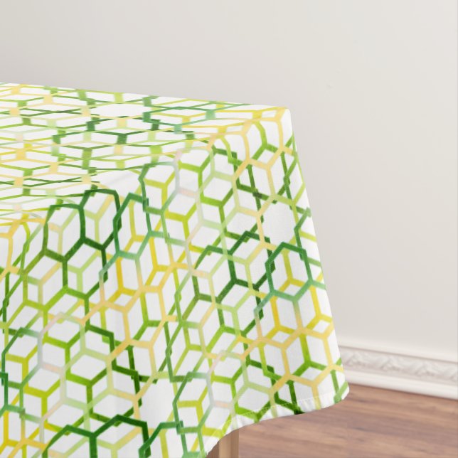 Geometrische Farben Große Tablette Tischdecke (Beispiel)