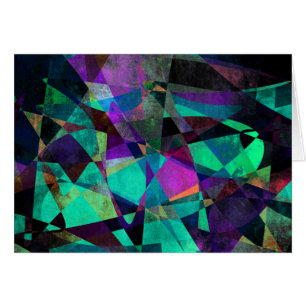 Geometrische, farbenfrohe, originelle Abstrakte Ku