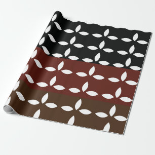 Geometrische farbige Streifen Geschenkpapier