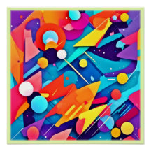 Geometrische FarbSymphonie