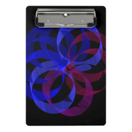 Geometrische Figur 8 Mini Klemmbrett