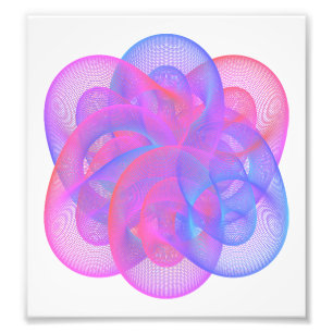 Geometrische Figuren mit mathematischen Ausdrücken Fotodruck