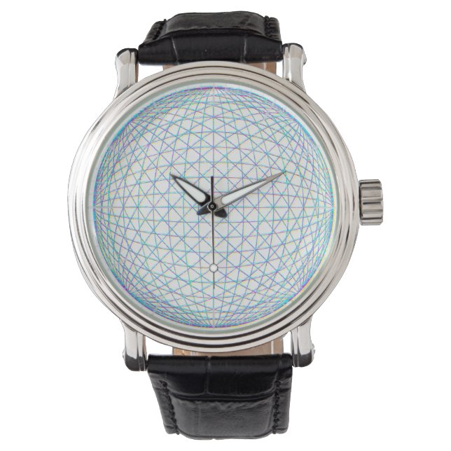 Geometrische Fläche Armbanduhr (Vorderseite)