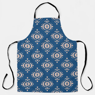 Geometrische Folklore Damaskus-Ornament der Ikat Schürze