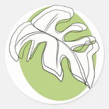 Geometrische Form des Minimalistischen Monsteras
