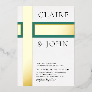 Geometrische Form Folieneinladung