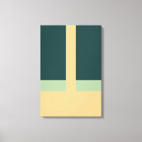 Geometrische Formen Abstrakt Art Green Apricot Far