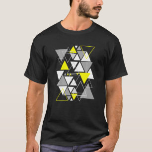 Geometrische Formen Abstrakt Moderne Vintage Dreie T-Shirt
