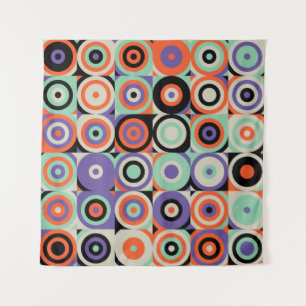 Geometrische Formen, Abstraktes Vintages Design. Wandteppich