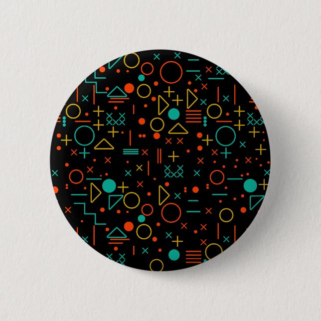 Geometrische Formen Button (Vorderseite)