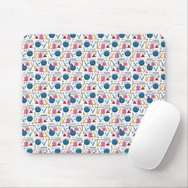 Geometrische Formen der 90er Jahre Mousepad
