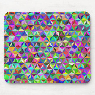 geometrische Formen der mehrfarbigen optischen Täu Mousepad