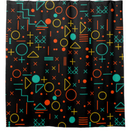 Geometrische Formen Duschvorhang