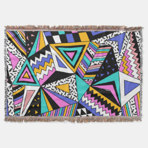 Geometrische Formen im Retro: farbenfroh Vintag. Decke