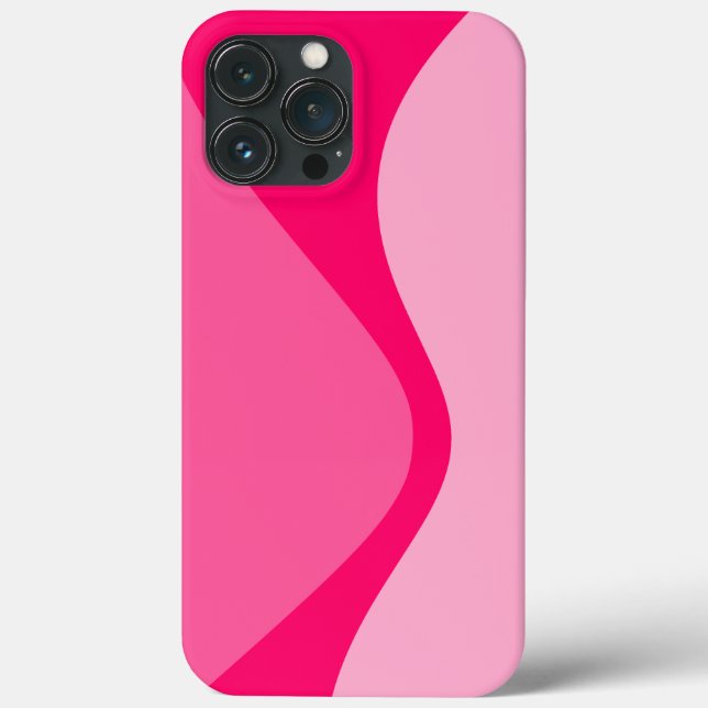 geometrische Formen in rosa Farbketten Case-Mate iPhone Hülle (Rückseite)