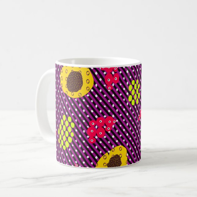 Geometrische Formen Kaffeetasse (Vorderseite Links)