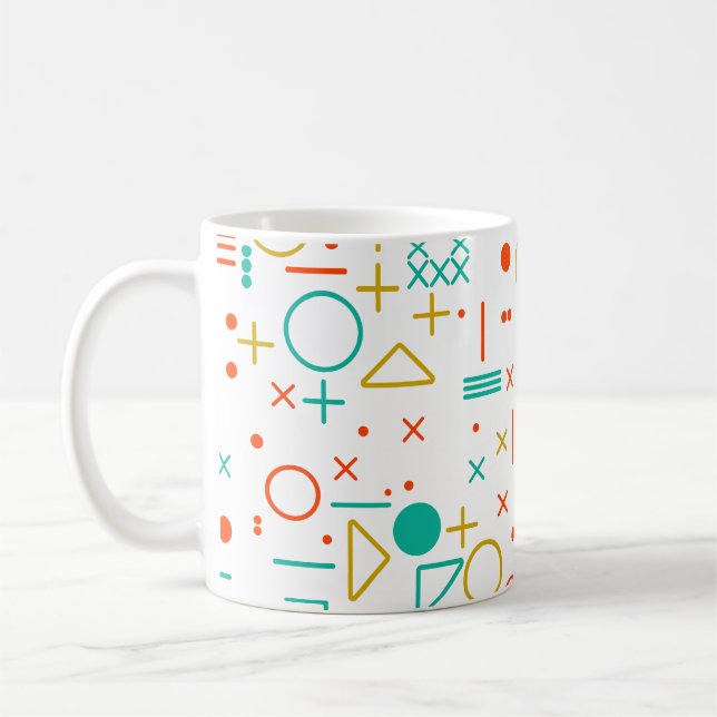 Geometrische Formen Kaffeetasse (Links)