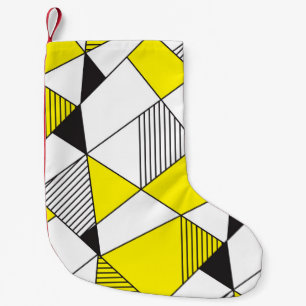 Geometrische Formen: Minimalistisches Nahtloses Mu Kleiner Weihnachtsstrumpf