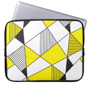 Geometrische Formen: Minimalistisches Nahtloses Mu Laptopschutzhülle