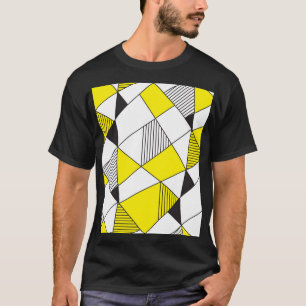 Geometrische Formen: Minimalistisches Nahtloses Mu T-Shirt
