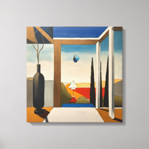 Geometrische Formen Moderne, farbenfrohe Kunst Can Leinwanddruck