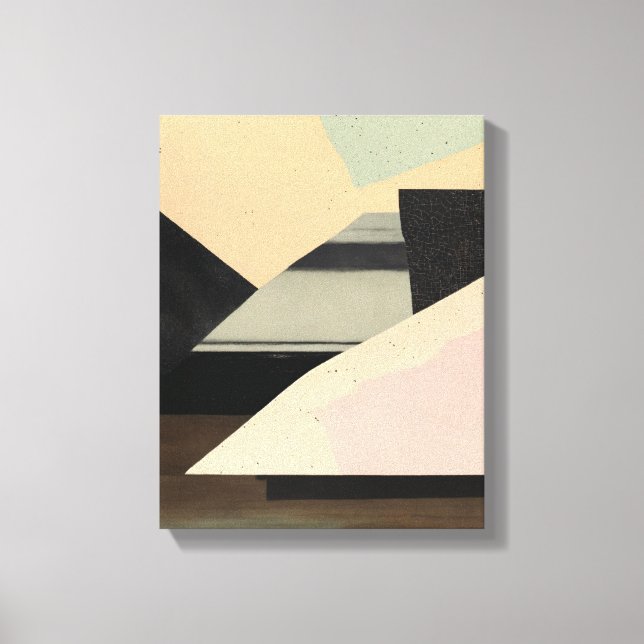 Geometrische Formen Moderne, farbenfrohe Kunst Can Leinwanddruck (Vorderseite)