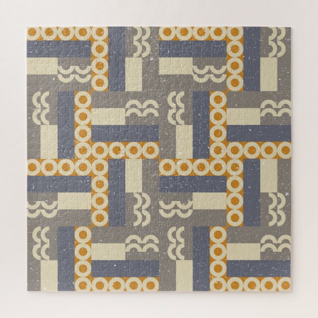 geometrische Formen, moderne Muster Puzzle (Vertikal)