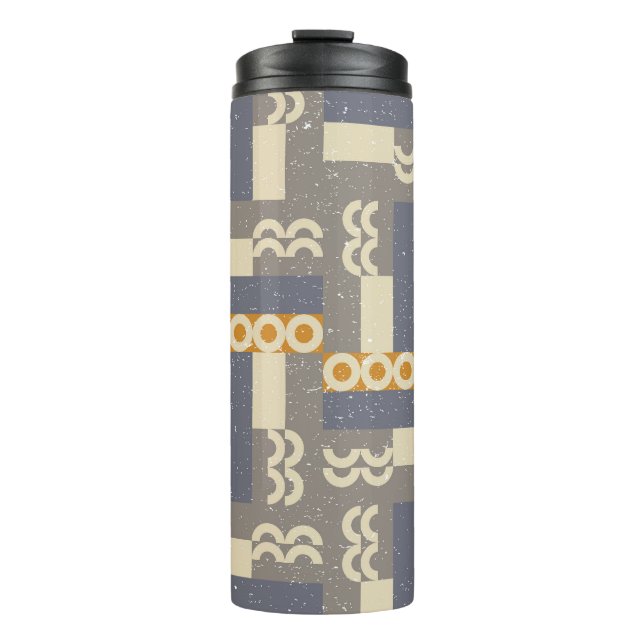 geometrische Formen, moderne Muster Thermosbecher (Vorderseite)
