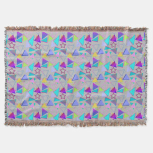 Geometrische Formen Muster Vintag Style 01x4 LGrey Decke