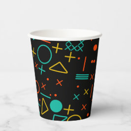 Geometrische Formen Pappbecher