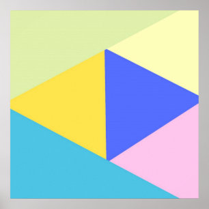 geometrische Formen Poster