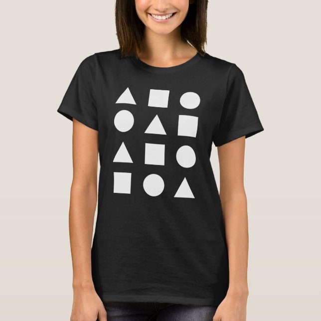geometrische Formen T-Shirt (Vorderseite)