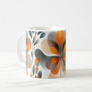 Geometrische Formen und lebendige Farben Wandkunst Kaffeetasse