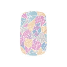 Geometrische Formen und Linien in Pastellfarbe