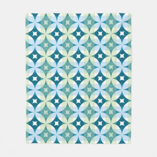 Geometrische Formen, Vintage abstrakte Tapete. Fleecedecke