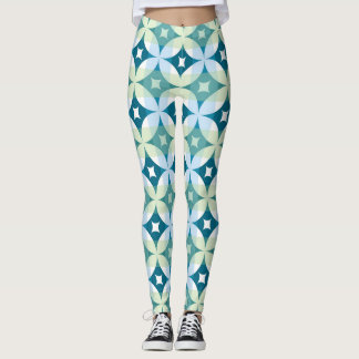 Geometrische Formen, Vintage abstrakte Tapete. Leggings
