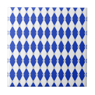 Geometrische Formen von Harlequin Blue Diamond Sha Fliese