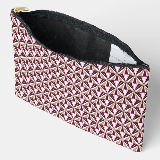 geometrische Formen Zubehörtasche (Offen)